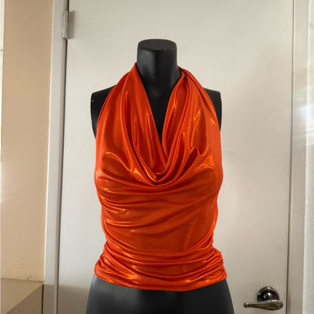 Fashion Nova Radiant Orange Top